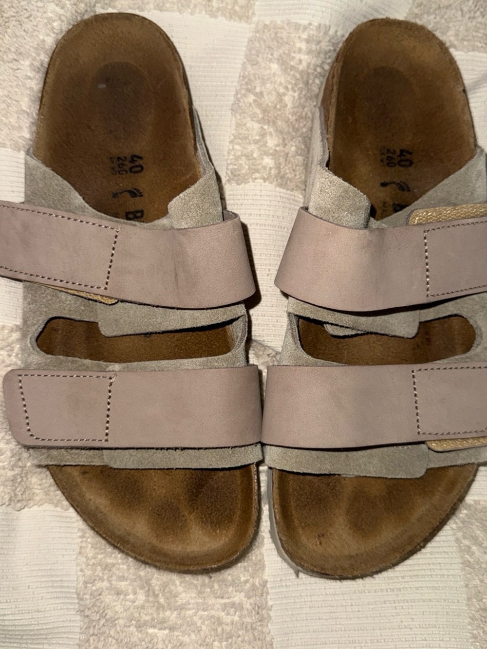 Birkenstock Women's Double-Strap Sandals in Light Mauve